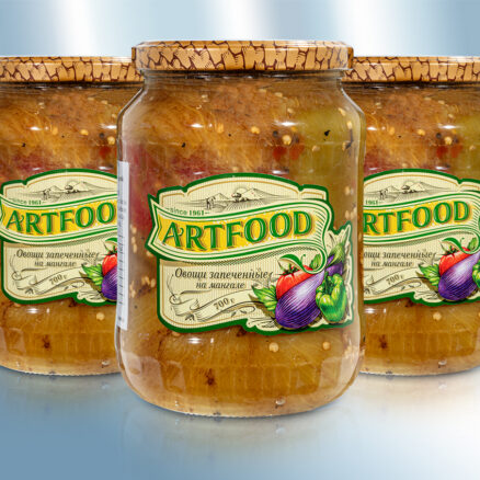 Овощи запечённые на мангале (полуфабрикат), по кавказски