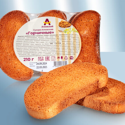 Сухарики "Агеевские", горчичные
