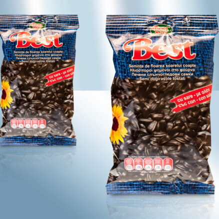 Pipas de girasol tostadas y saladas.