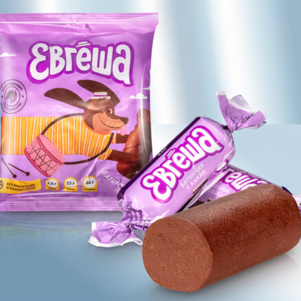 Конфеты "Евгеша", с корпусами на основе дробленых вафель