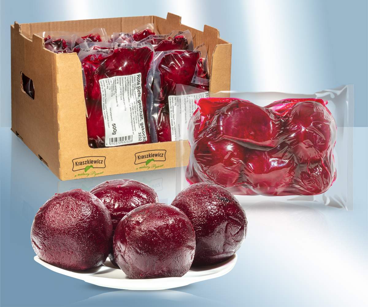 Свекла варёная, вакуумированная, стерилизованная, без консервантов