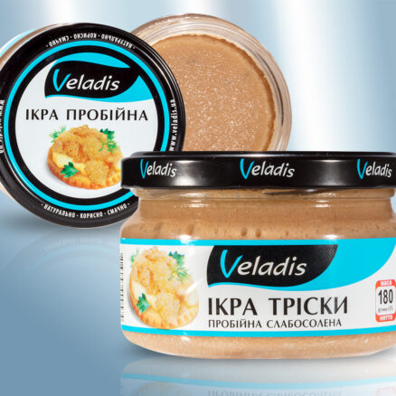 Икра трески пробойная, слабосоленая