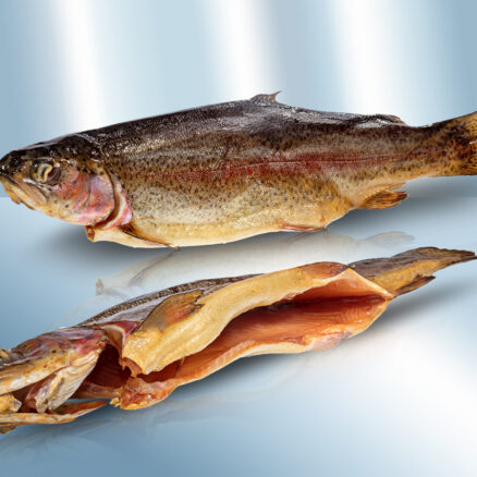 Форель озерная холодного копчения, потрошеная (3-4 шт.)