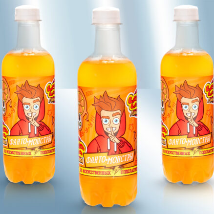 Напиток сильногазированный ароматизированный "Фанто-монстры 500мл