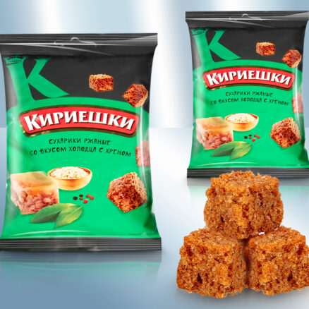 Crutones de centeno con sabor a gelatina de rбbano picante 3665