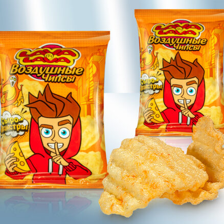 Чипсы "Lava-Lava" со вкусом сыр-чили, хрустящие