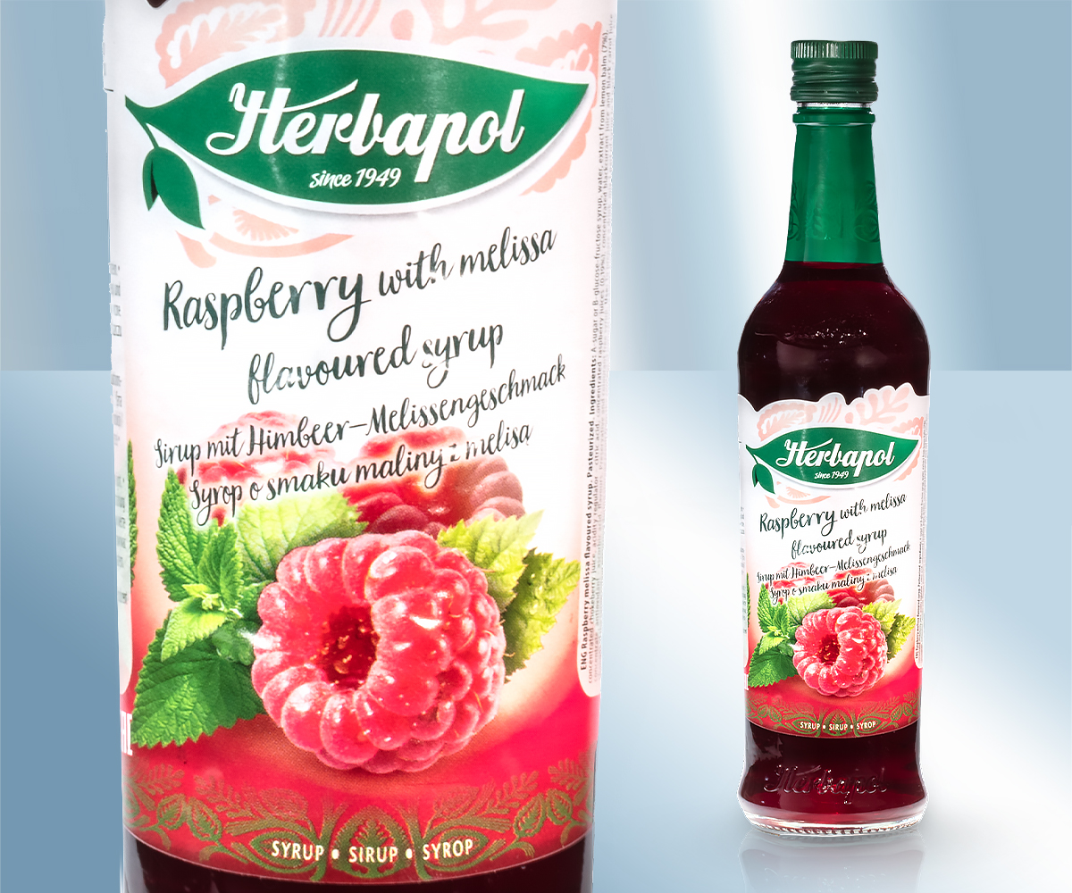 Сироп малиновый с Мелиссой