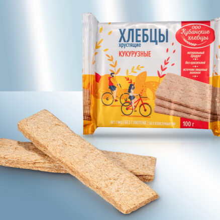Хлебцы хрустящие, кукурузные