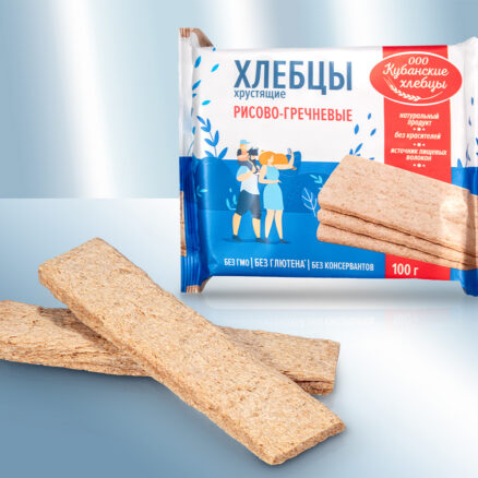 Хлебцы хрустящие, рисово-гречневые