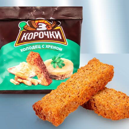 Crutones de centeno con sabor a gelatina de rбbano picante 4277