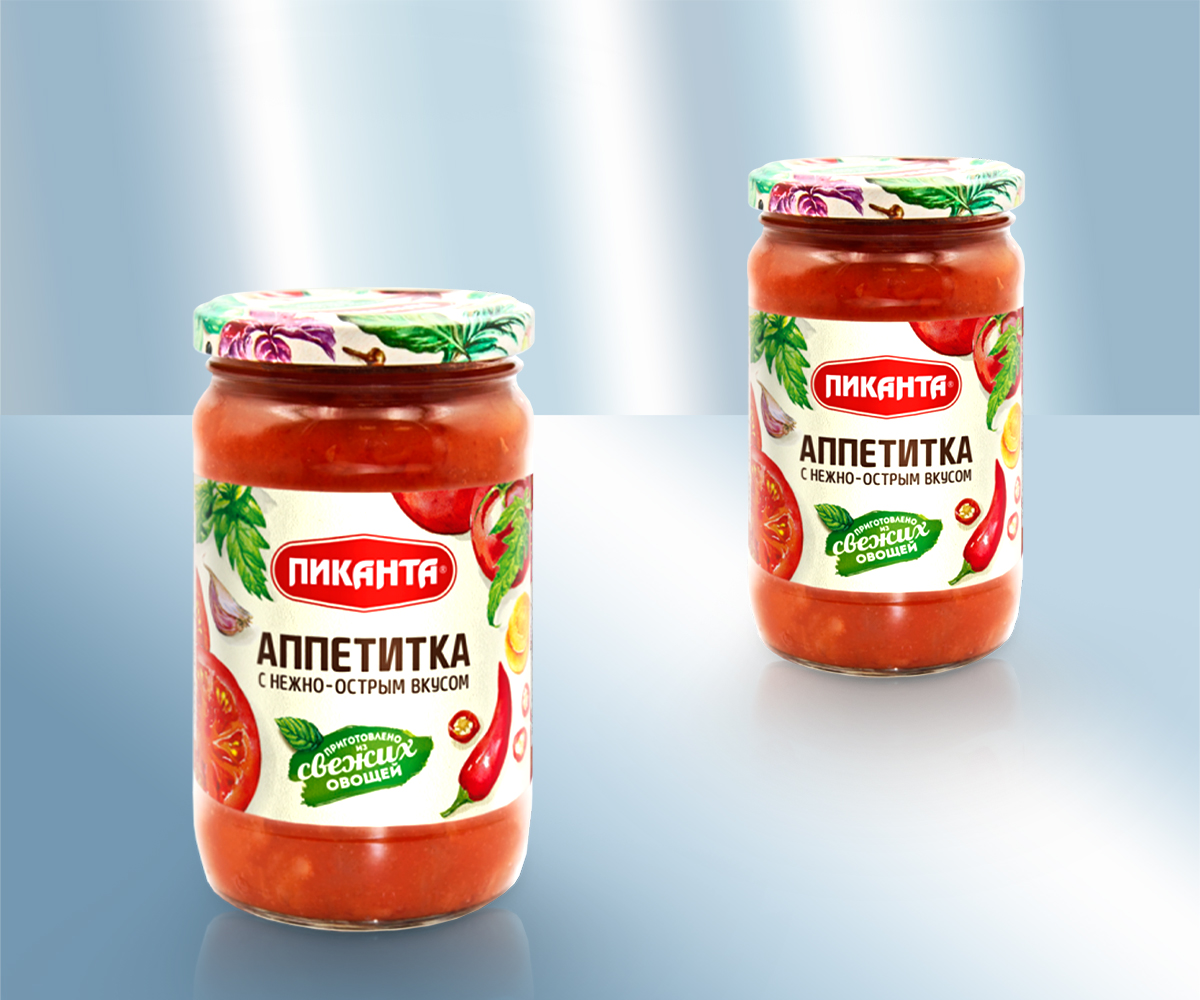 "Аппетитка" заготовка из томатов с нежно-острым вкусом и чесноком