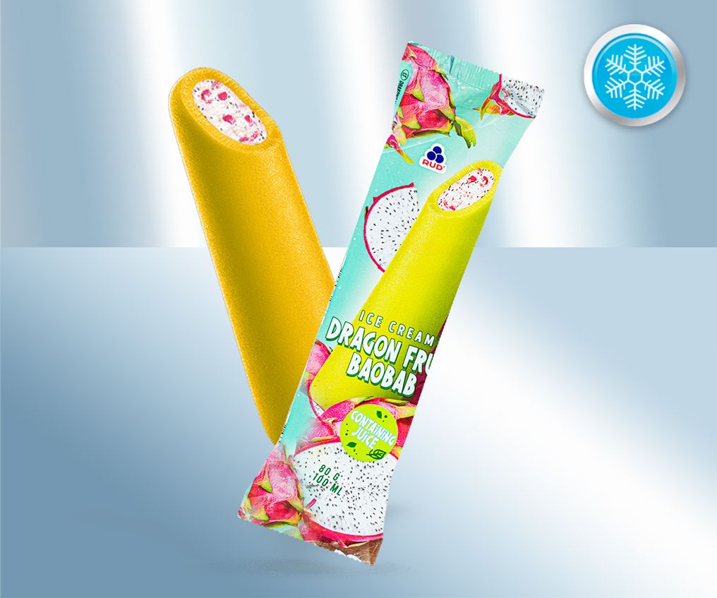 Мороженое со вкусом драгонфрукта, 100мл