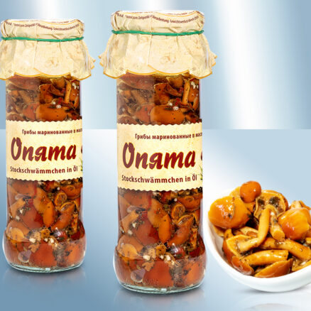 Грибы Опята маринованные в масле, (чистый вес 205г)
