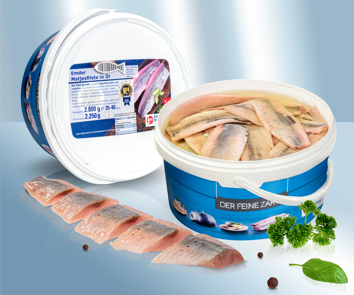 Филе сельди в масле 2,8 кг, 35-40 шт, чистый вес сырья 2,250 кг