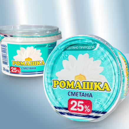 Сметана 25% жир.