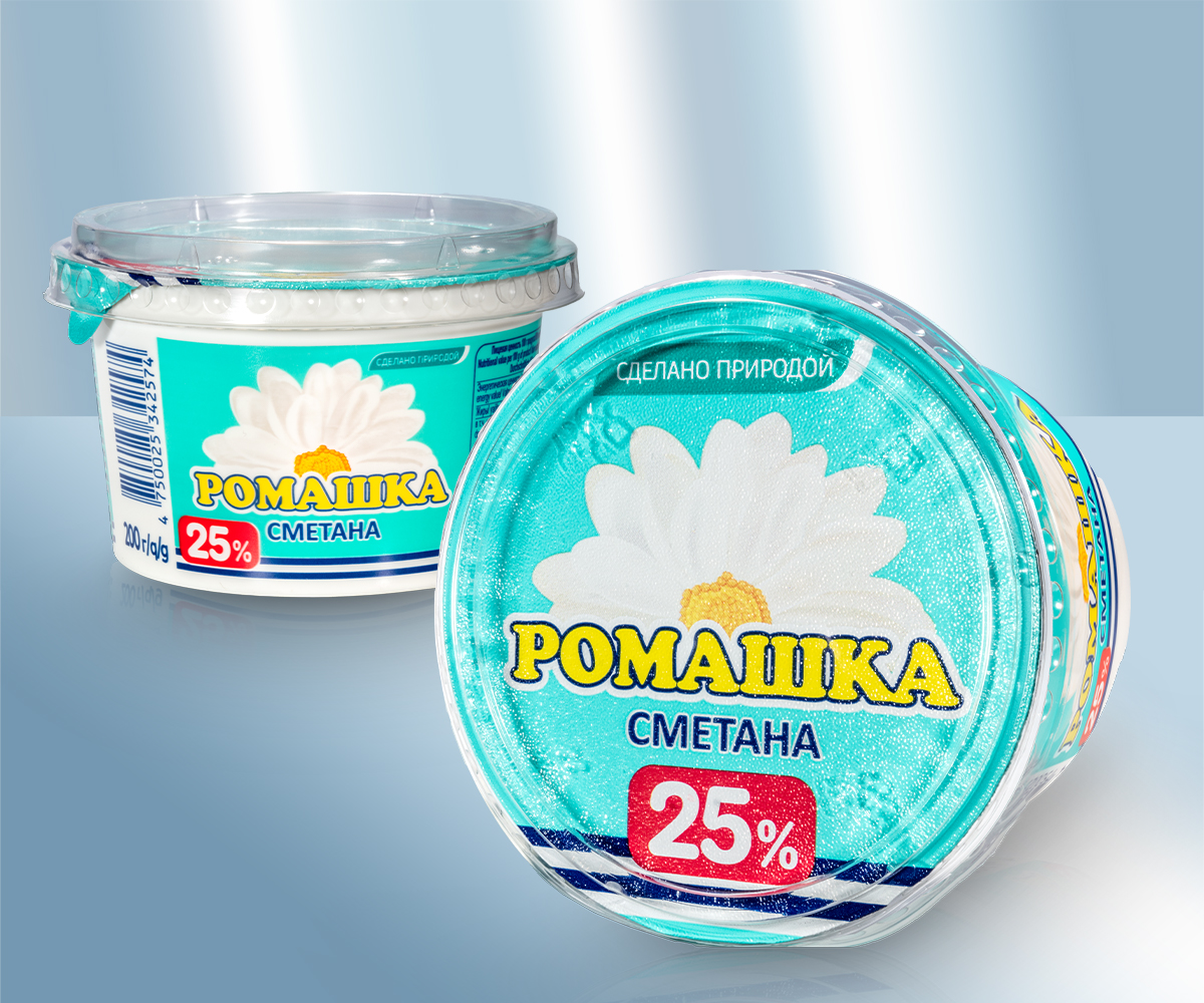Сметана 25% жир.