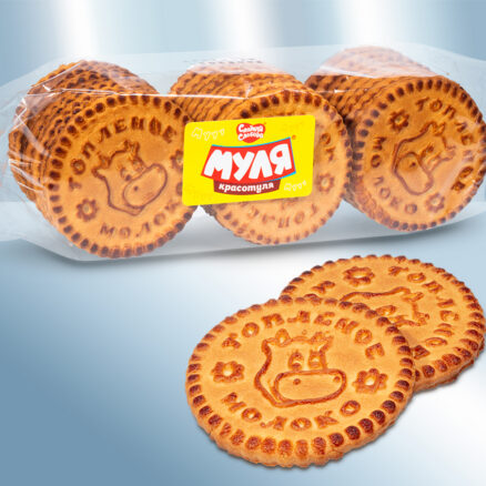 Dulce de harina con leche evaporada (1%).