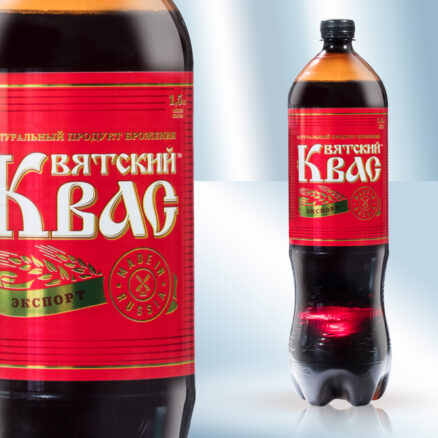 Квас "Вятский", на ржаном-ячменном солоде, натурального брожения, 1500мл