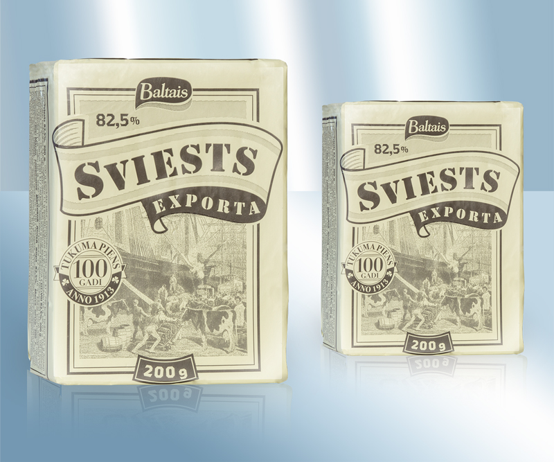 Масло сливочное 82,5% (Латвия)