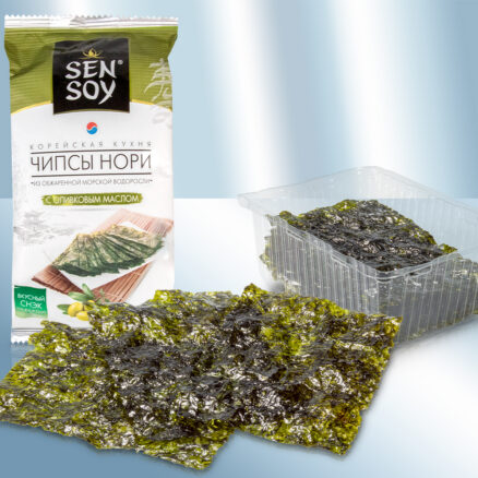 Chips de nori con sabor a aceite de oliva