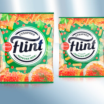 Snack de pan crujiente con sabor a caviar.