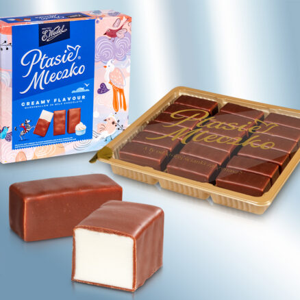 Конфеты "Птичье молоко" со сливочным вкусом, в молочном шоколаде