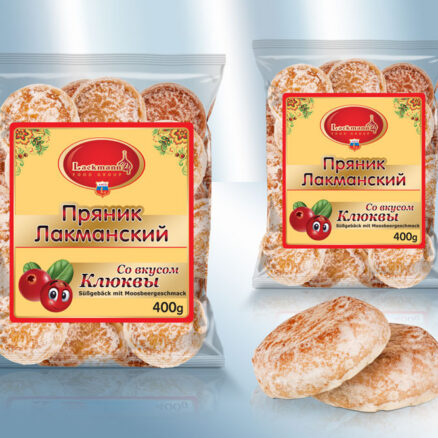 Dulce de harina con sabor a arándano rojo