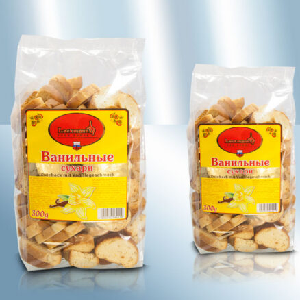 Biscote con sabor a vainilla.