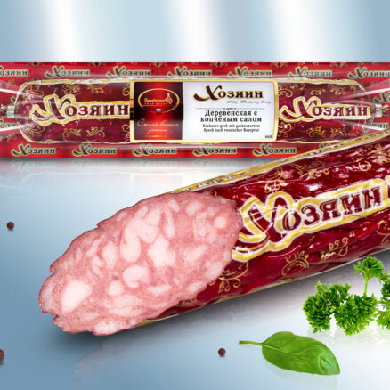 Деревенская с копчёным салом